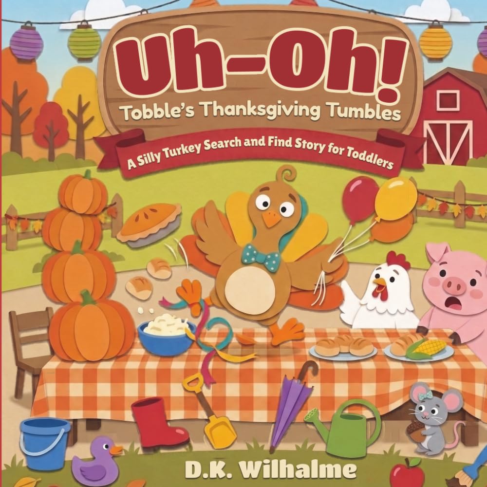 Uh-Oh! Tobble's Thanksgiving Tumbles: A Silly Search and Find Story for Toddlers (Uh-Oh! Search and Find Books)