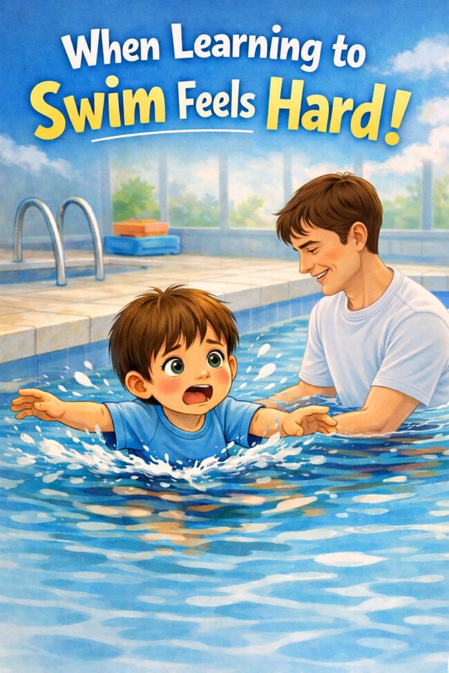 When Learning to Swim Feels Hard