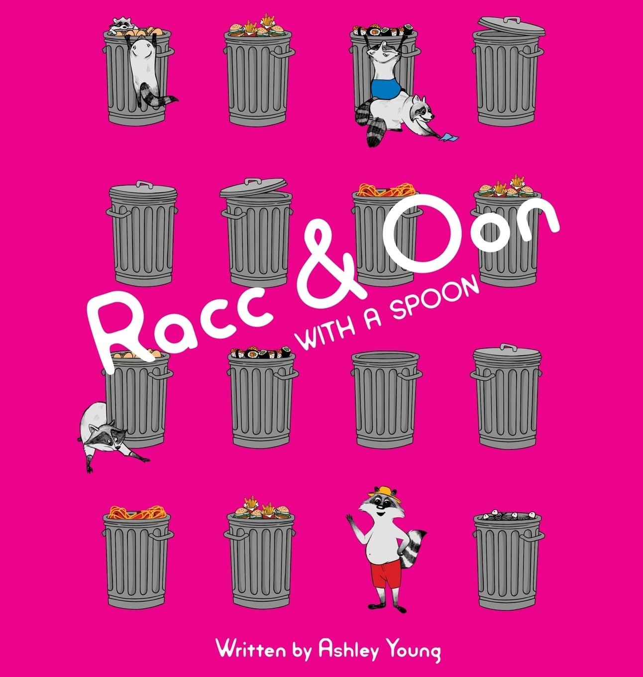 Racc & Oon: with a spoon coloring book
