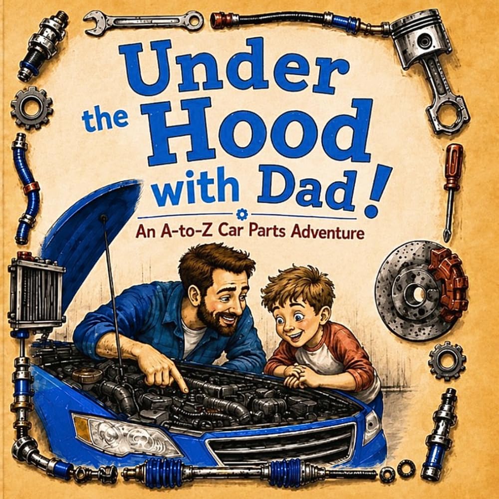 Under the Hood with Dad!: An A-to-Z Car Parts Adventure!