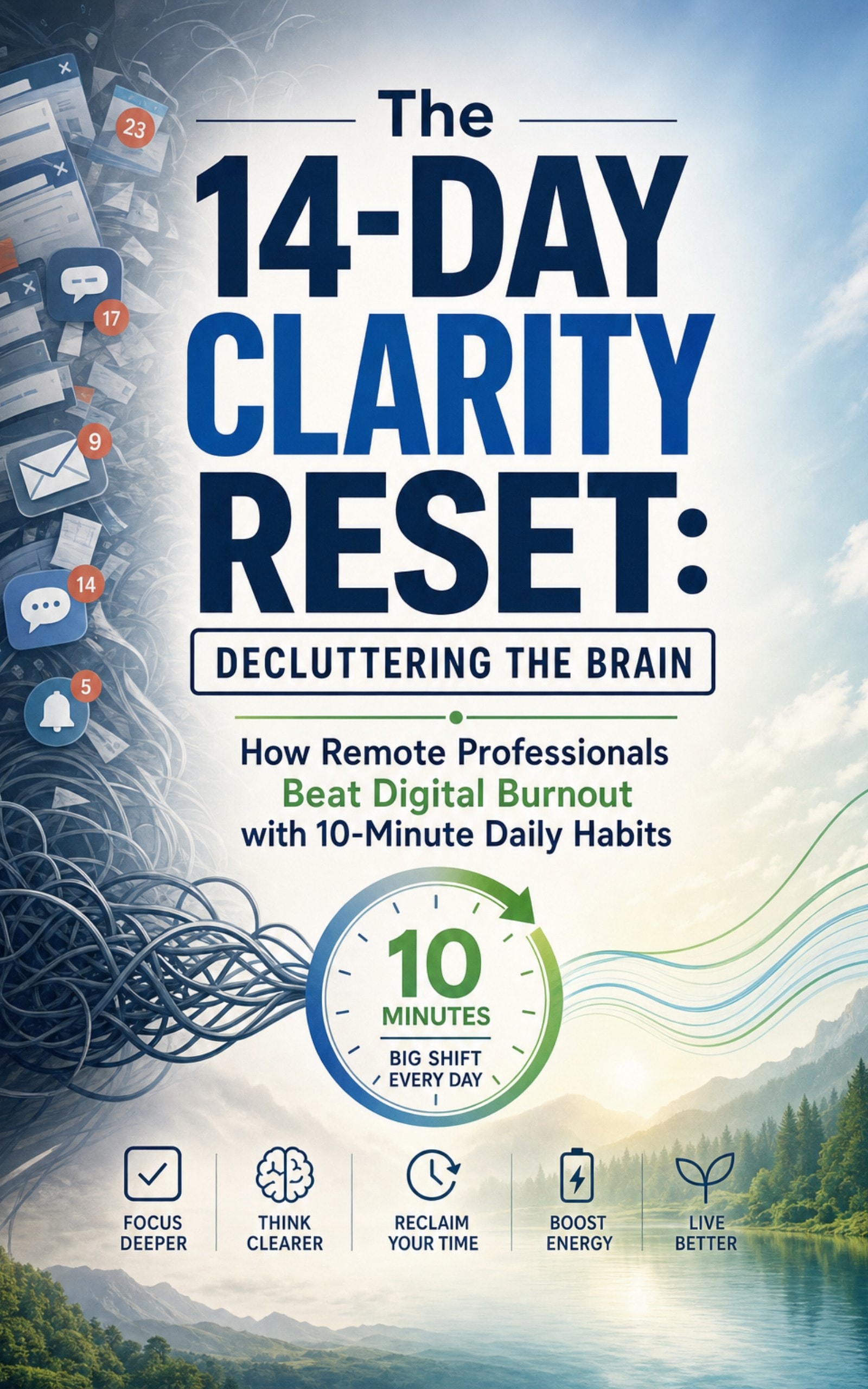 The 14-Day Clarity Reset: Decluttering The Brain: How Remote Professionals Beat Digital Burnout with 10-Minute Daily Habits