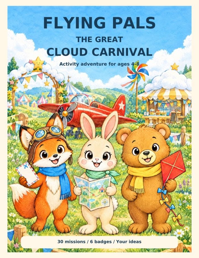Flying Pals: The Great Cloud Carnival